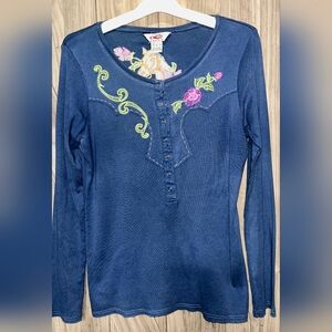 Roper XL womens western long sleeve in excellent condition. worn 1x.